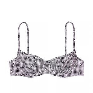 New! Frankie’s Bikinis x Pink Buttercup Bikini Top Gingham bikini top